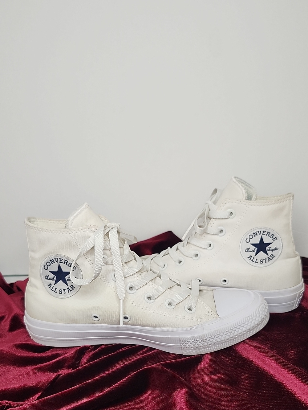 Converse Chuck Taylor High Top White Sneakers Classic Retro